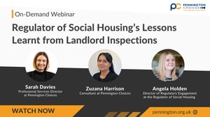Regulator of Social Housing's Lessons Learnt from Landlord Inspections
